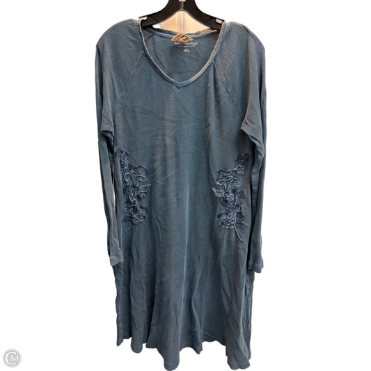 Dress Casual Midi By Soft Surroundings In Blue, Size: M