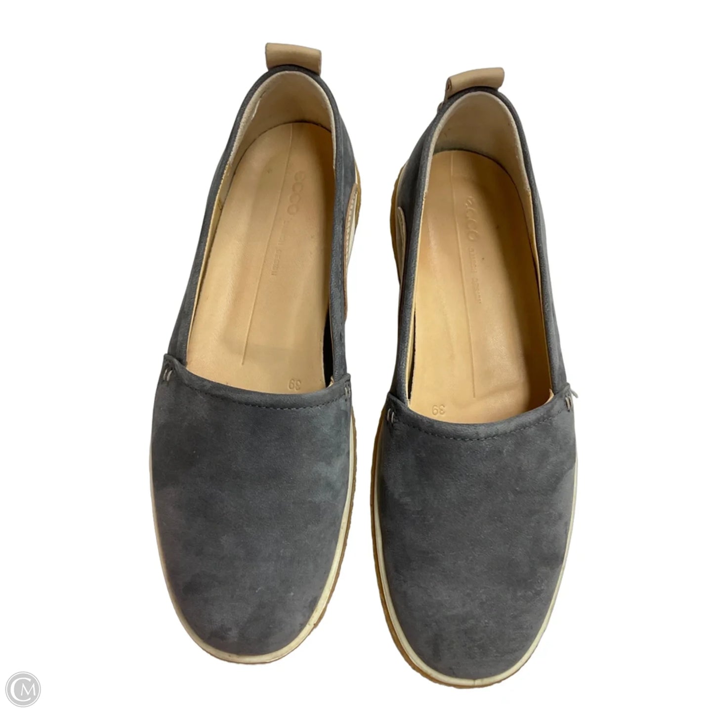 Shoes Flats By Ecco In Grey, Size: 8.5