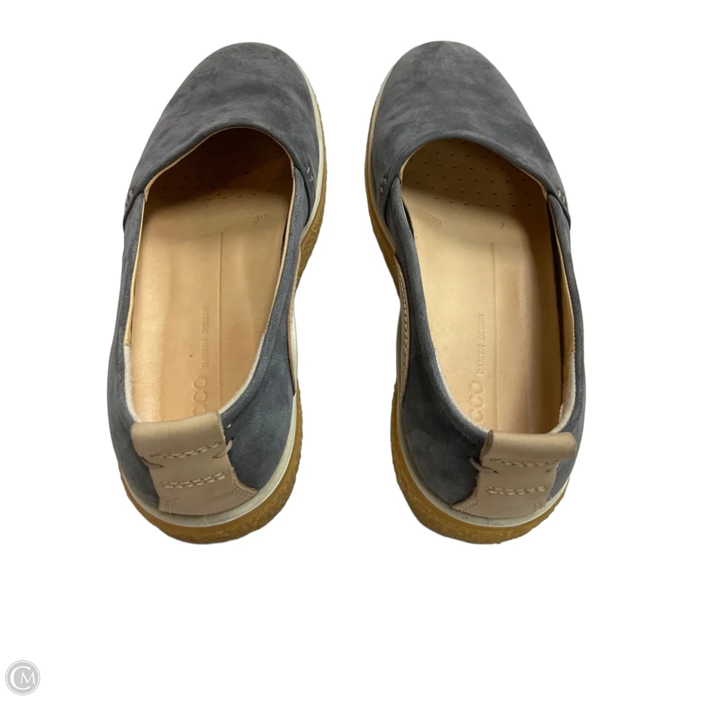 Shoes Flats By Ecco In Grey, Size: 8.5
