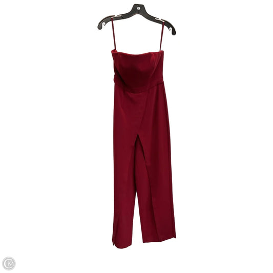 Jumpsuit By White House Black Market In Red, Size: Xxs