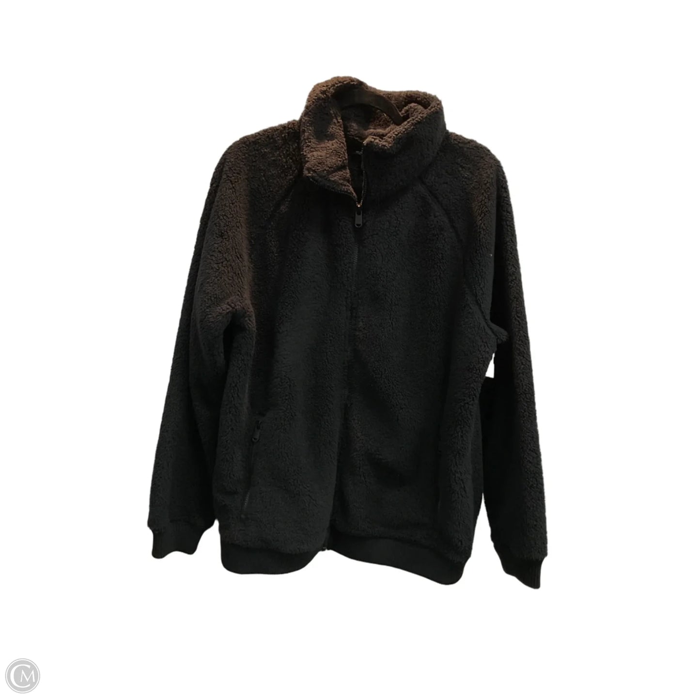 Athletic Jacket By Athleta In Black, Size: L