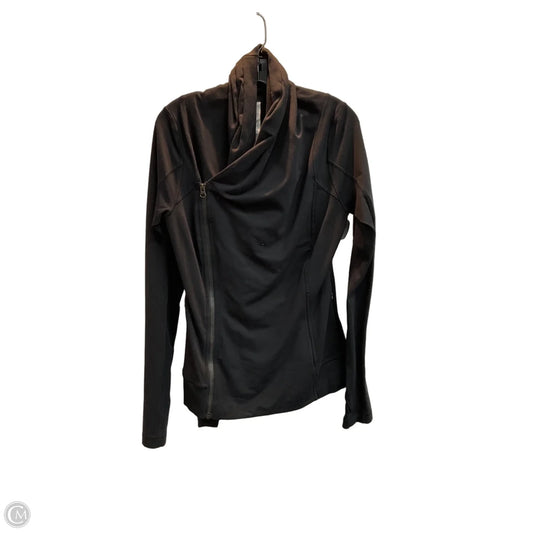 Athletic Jacket By Lululemon In Black, Size: M