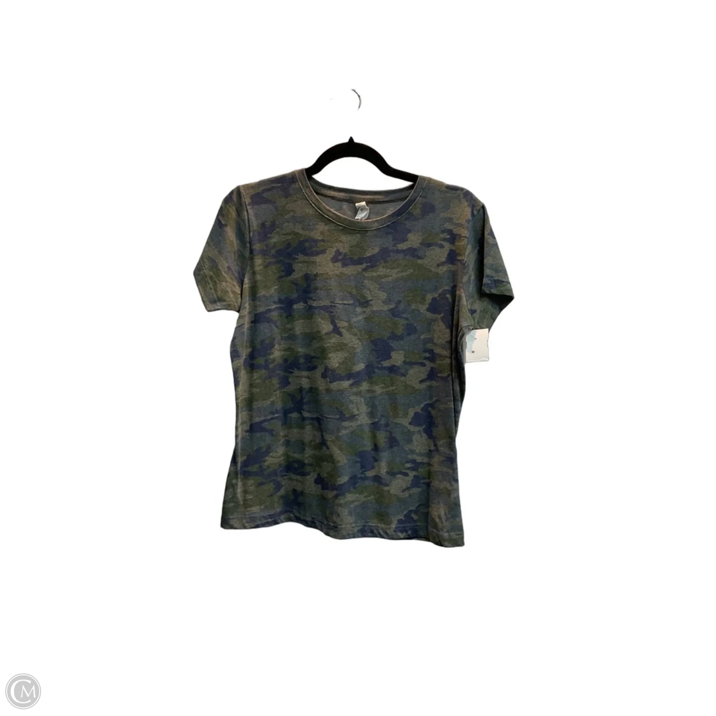 Top Short Sleeve Basic By Clothes Mentor In Camouflage Print, Size: M