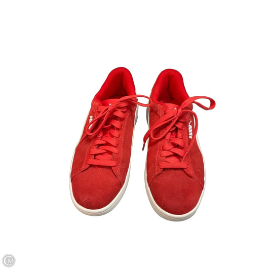 Shoes Sneakers By Puma In Red, Size: 6