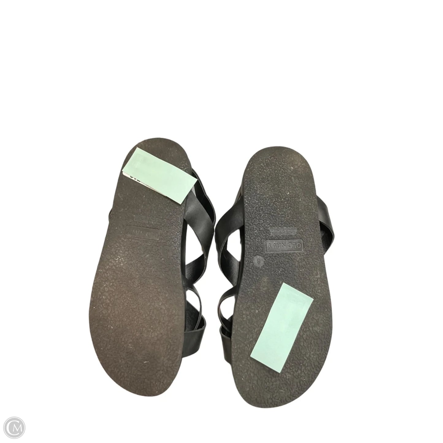 Sandals Flats By Old Navy In Black, Size: 8