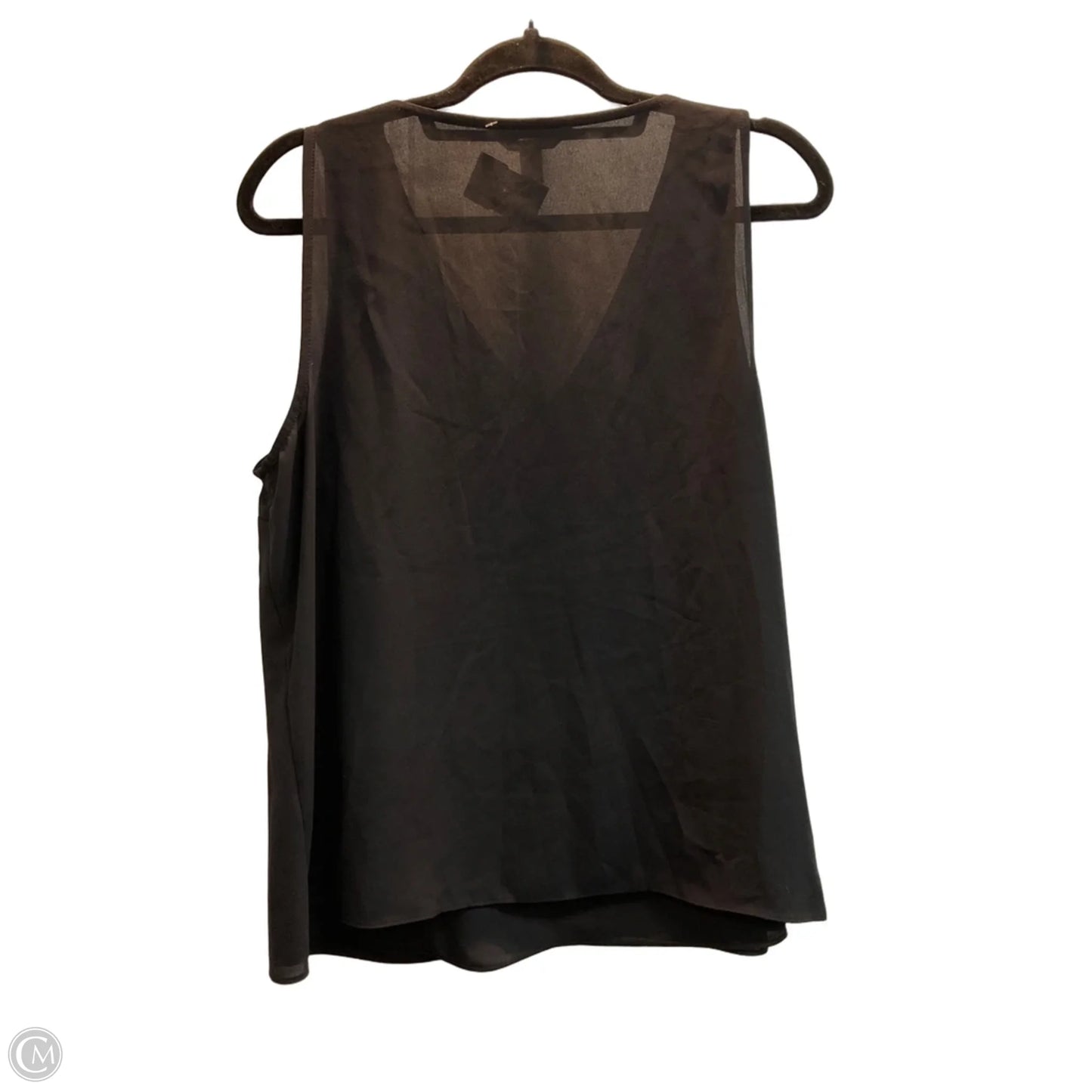 Top Sleeveless By Nine West In Black, Size: L