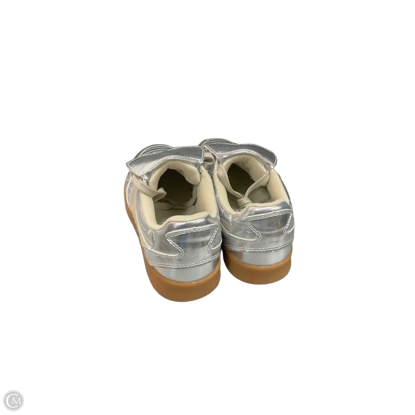 Shoes Sneakers By Steve Madden In Silver, Size: 6.5