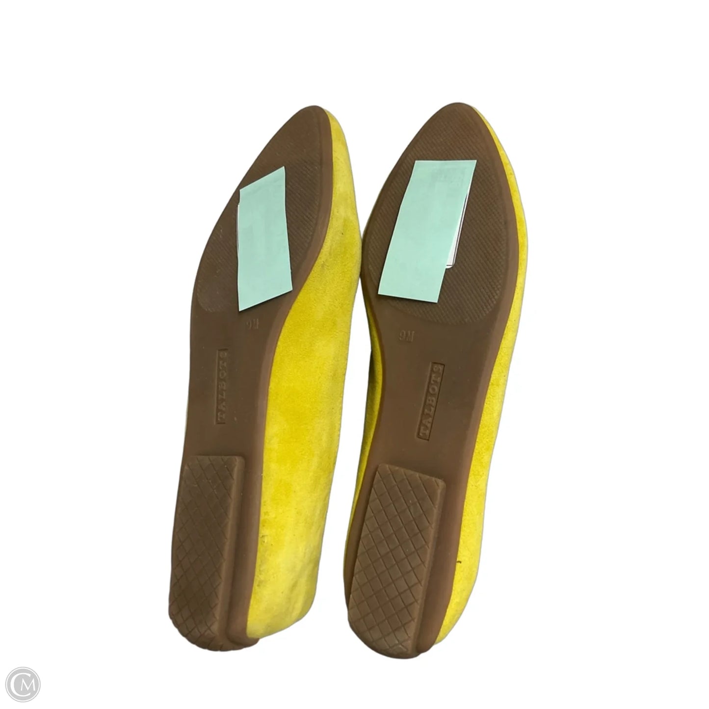 Shoes Flats By Talbots In Yellow, Size: 9