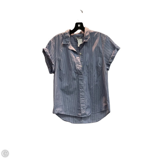 Top Short Sleeve By J. Crew In Blue, Size: L