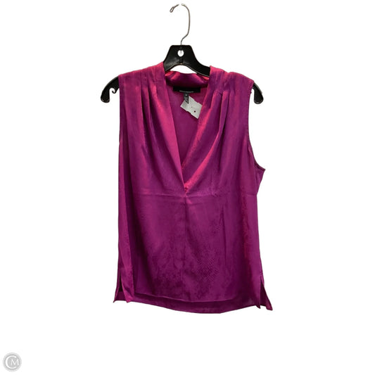 Blouse Sleeveless By White House Black Market In Purple, Size: M