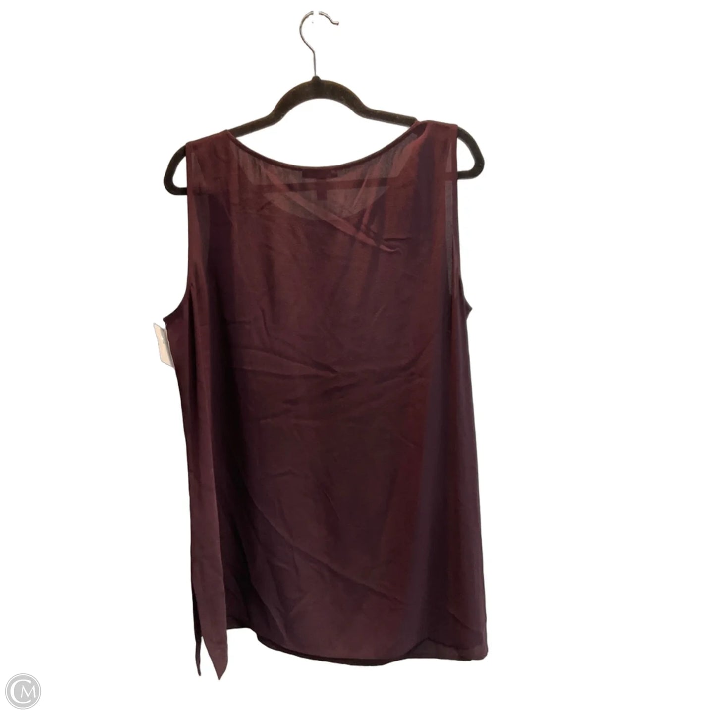 Top Sleeveless By Eileen Fisher In Purple, Size: L