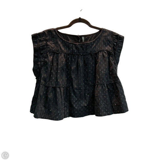 Top Sleeveless By Anthropologie In Black, Size: L