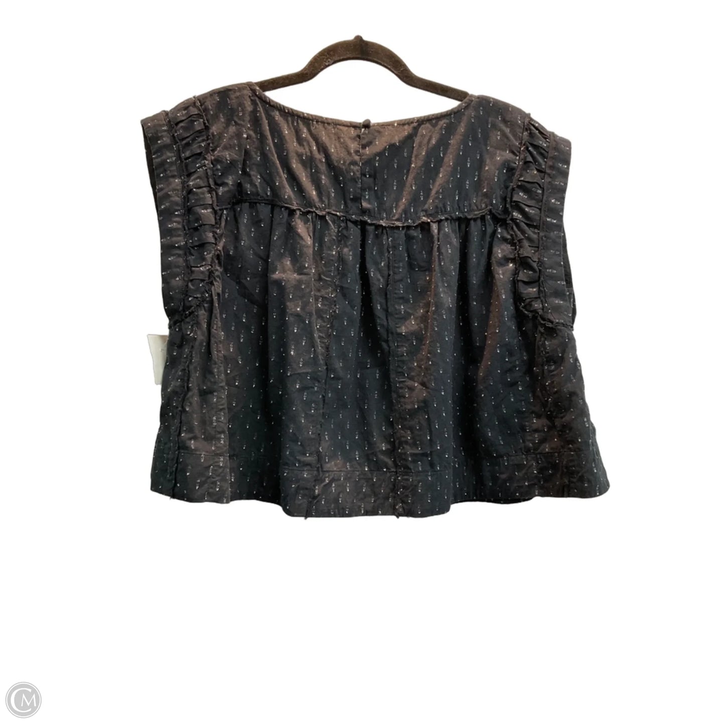 Top Sleeveless By Anthropologie In Black, Size: L