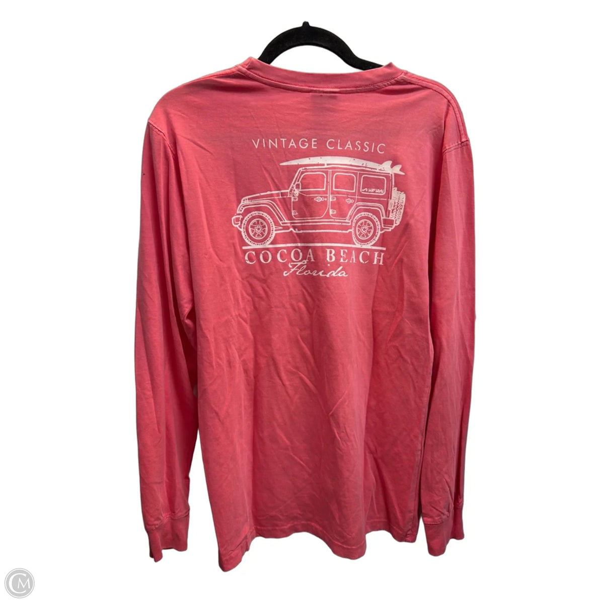 Top Long Sleeve Basic By Clothes Mentor In Pink, Size: M