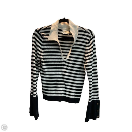 Top Long Sleeve By Maeve In Striped Pattern, Size: Xl