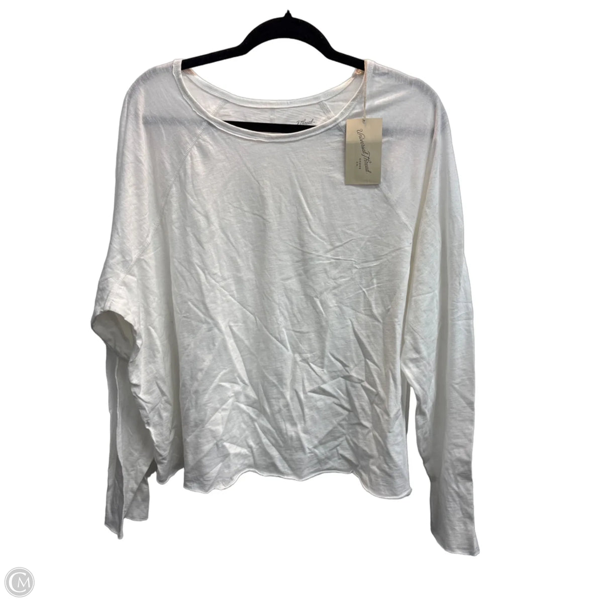 Top Long Sleeve Basic By Universal Thread In White, Size: Xxl