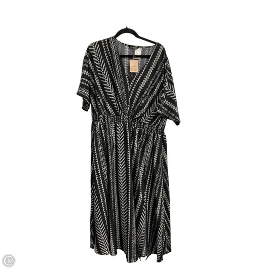Dress Casual Maxi By Bloomchic In Black & White, Size: Xl