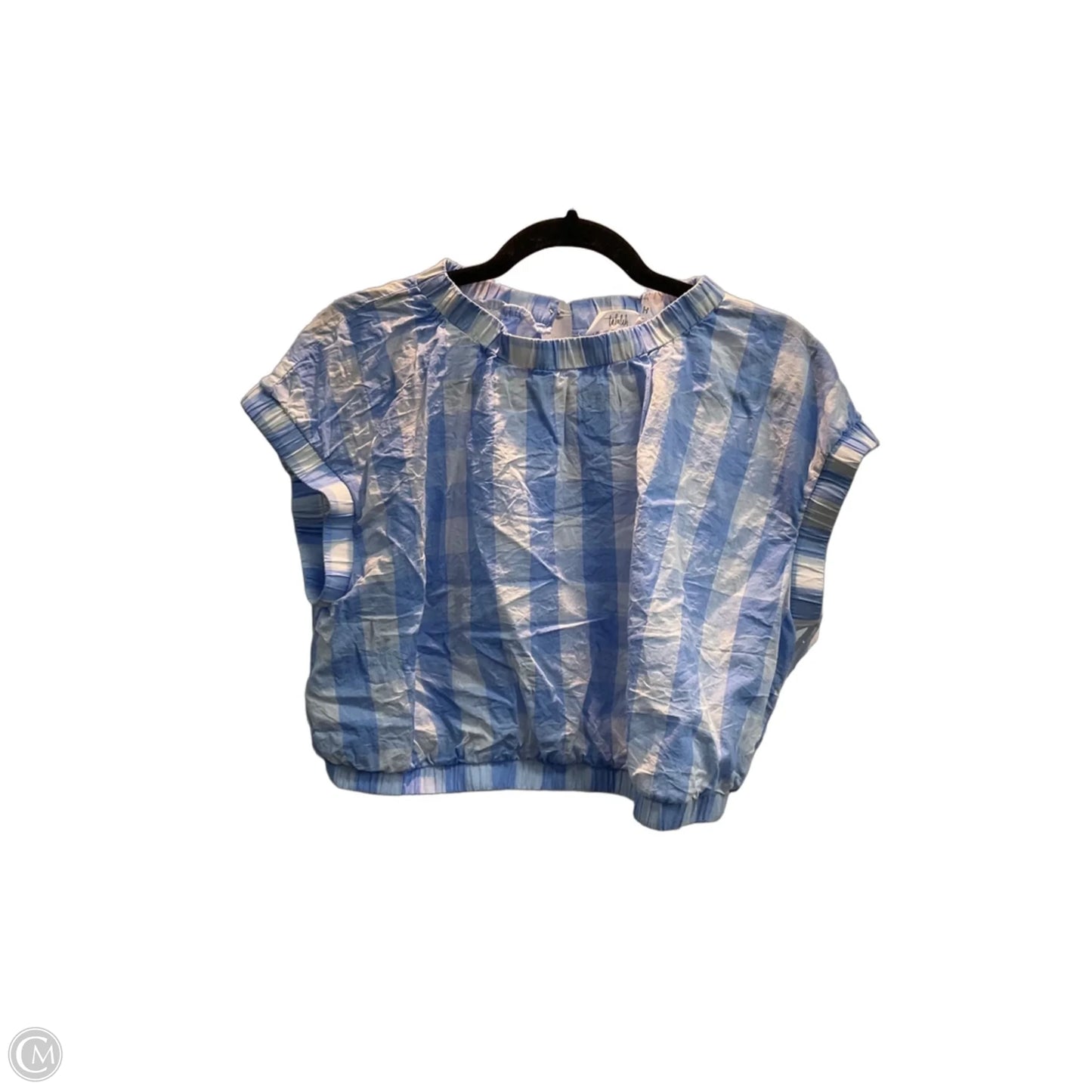 Top Short Sleeve By Talulah In Blue, Size: M