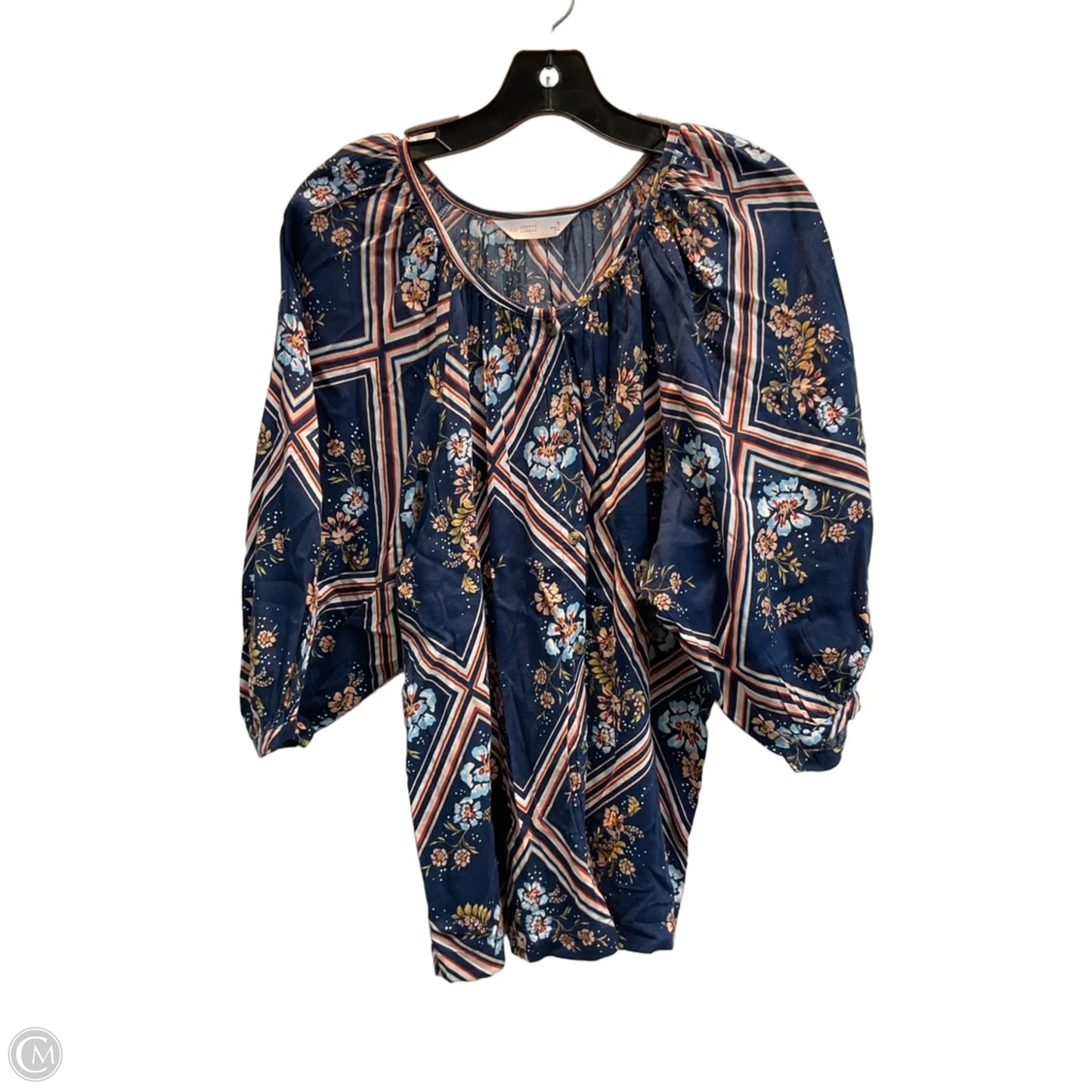 Top Short Sleeve By Lc Lauren Conrad In Floral Print, Size: S