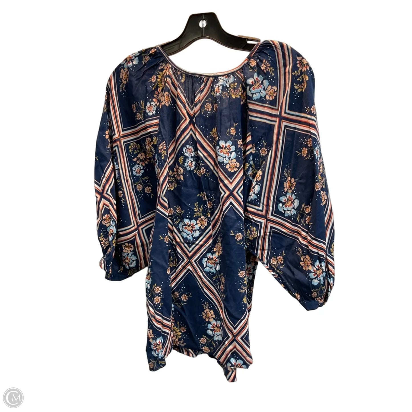 Top Short Sleeve By Lc Lauren Conrad In Floral Print, Size: S