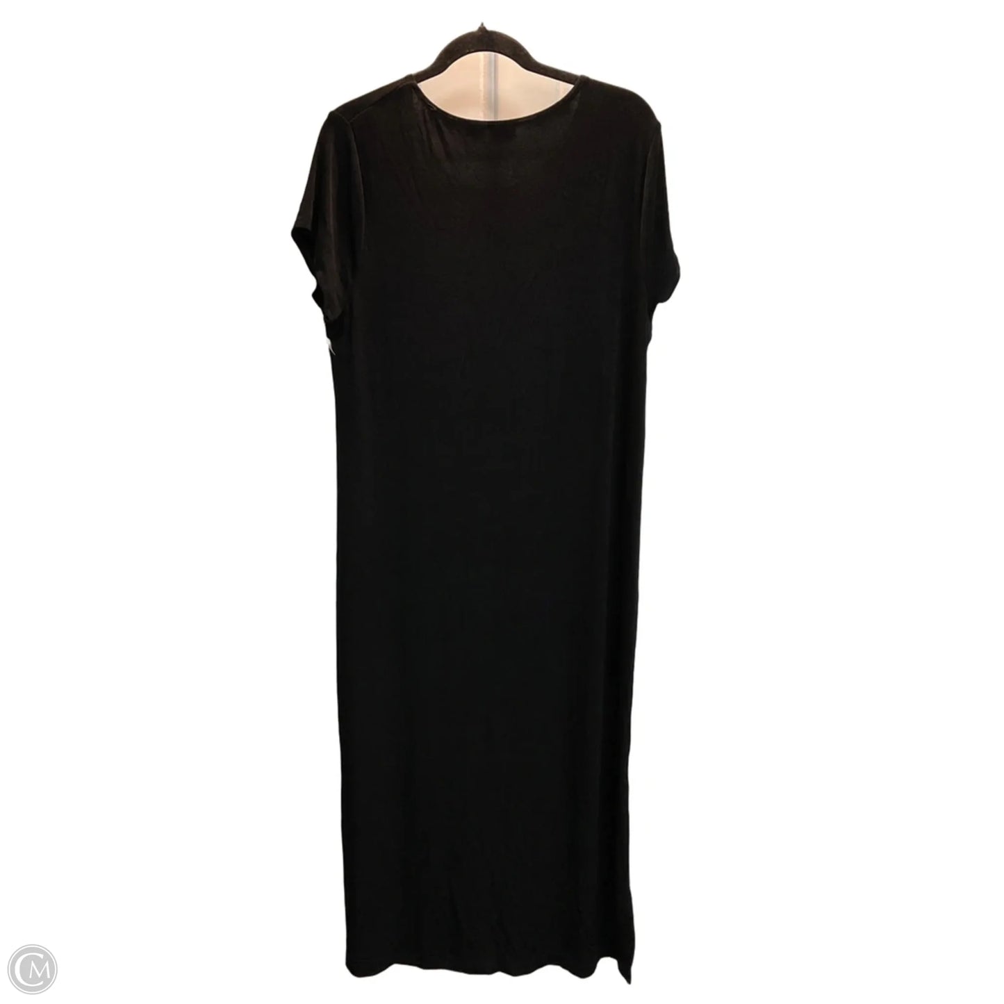 Dress Casual Maxi By Chicos In Black, Size: Xl