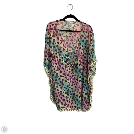 Swimwear Cover-up By Clothes Mentor In Multi-colored, Size: S