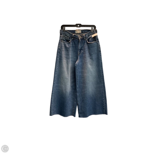 Jeans Wide Leg By Current/elliott In Blue, Size: 6