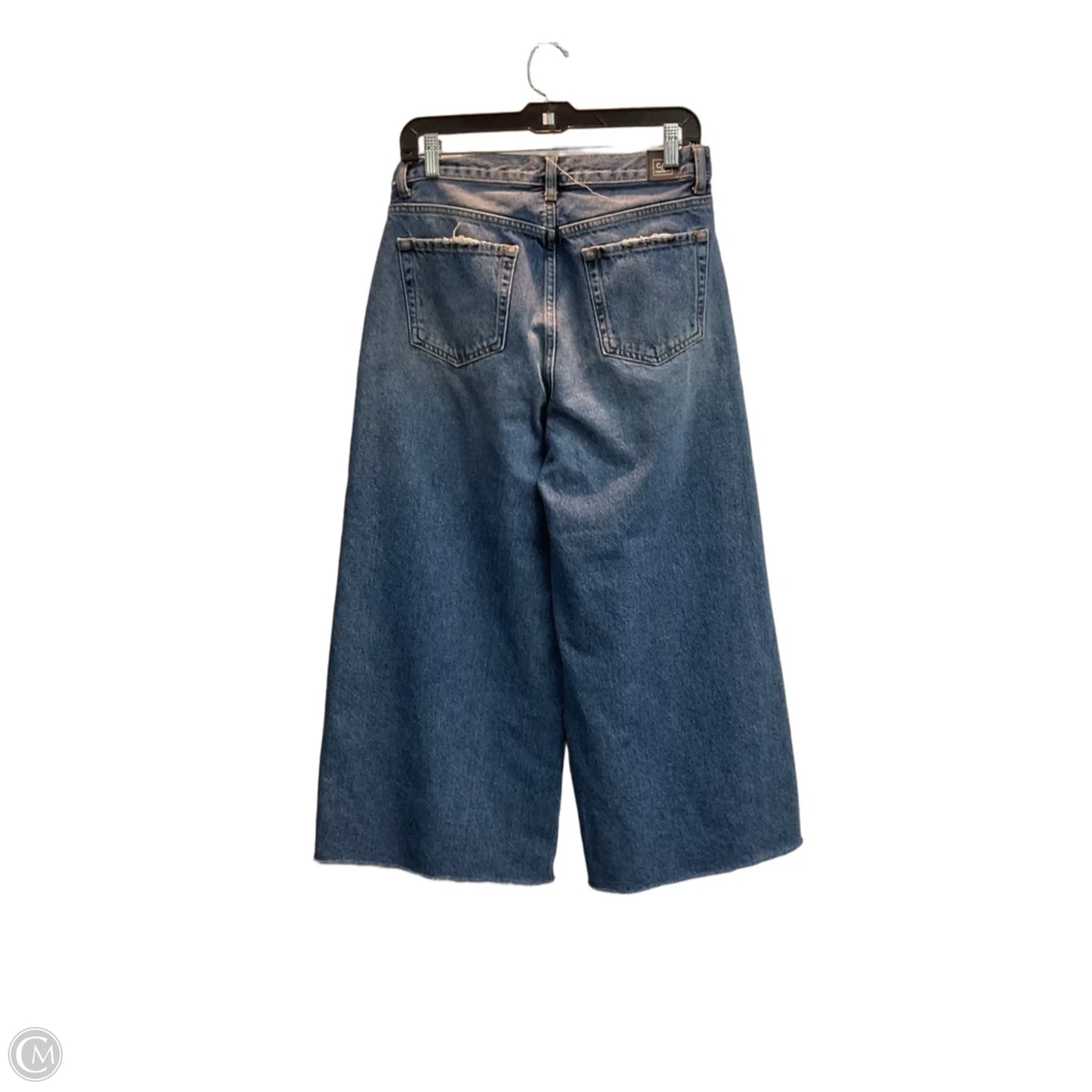 Jeans Wide Leg By Current/elliott In Blue, Size: 6