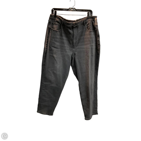 Jeans Boyfriend By American Eagle In Black, Size: 20