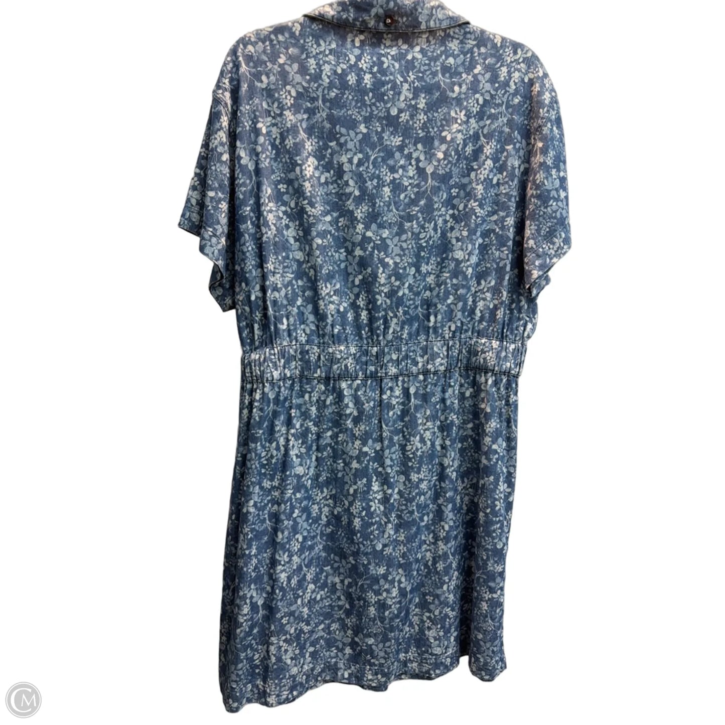 Dress Casual Midi By Tommy Hilfiger In Blue, Size: L
