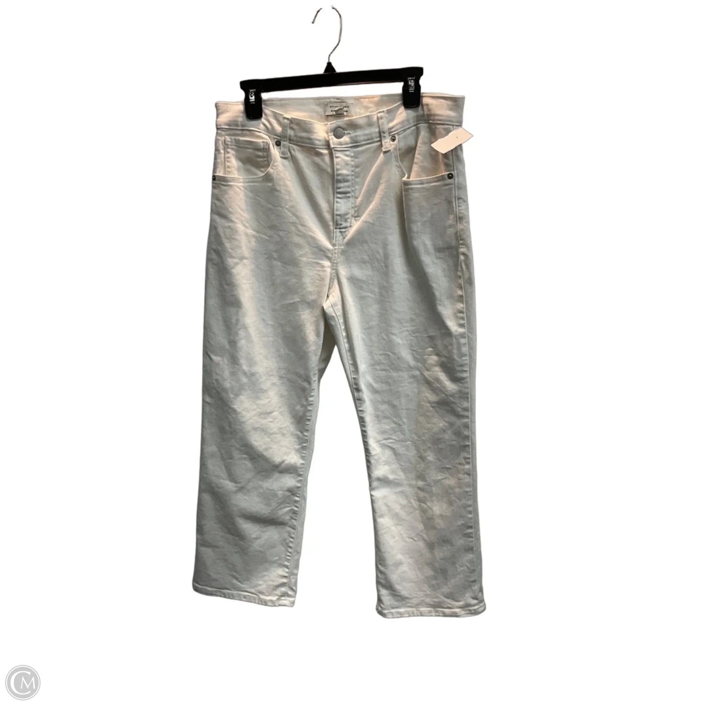 Jeans Boot Cut By Banana Republic In White, Size: 12