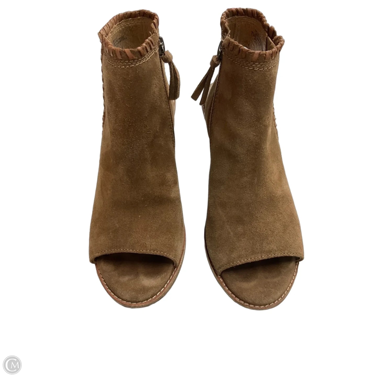 Sandals Heels Block By Sofft In Brown, Size: 7