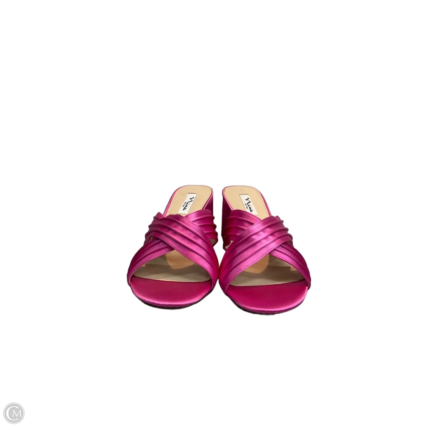 Sandals Heels Block By Nina In Pink, Size: 11