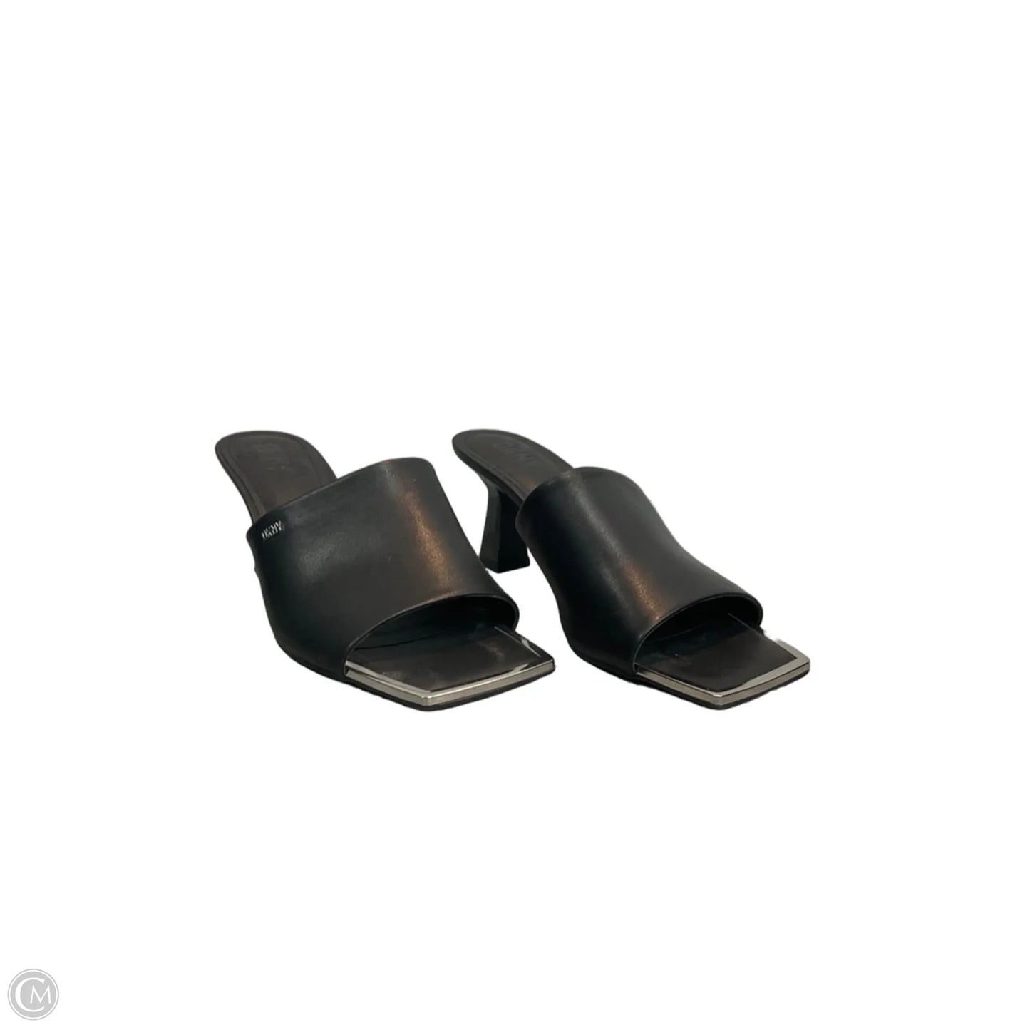 Sandals Heels Kitten By Dkny In Black, Size: 11