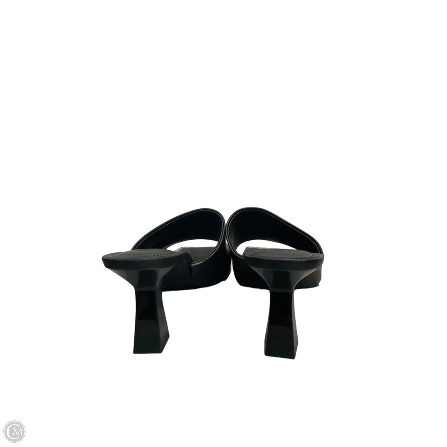 Sandals Heels Kitten By Dkny In Black, Size: 11