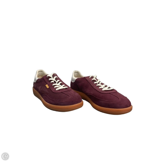 Shoes Sneakers By Ecco In Maroon, Size: 11