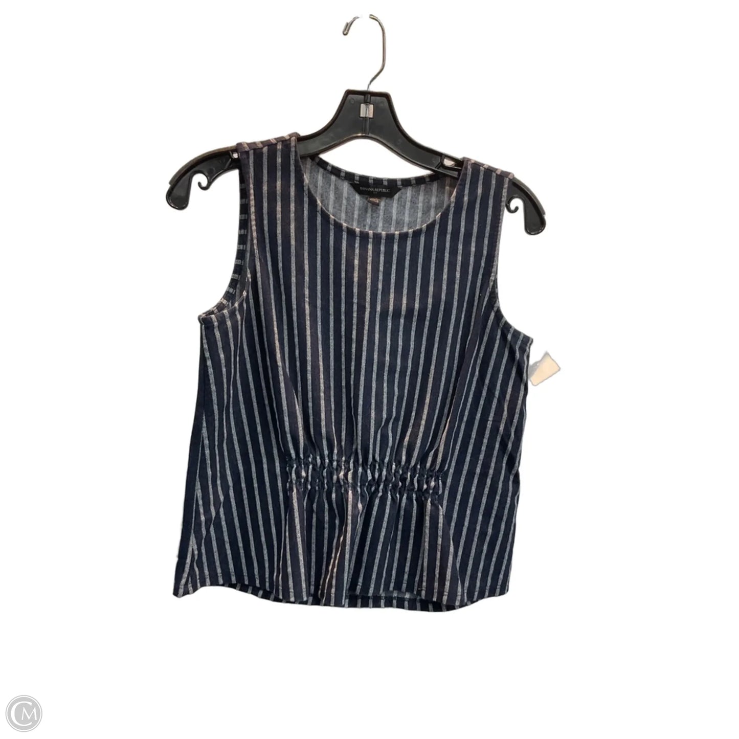 Top Sleeveless By Banana Republic In Striped Pattern, Size: Xs