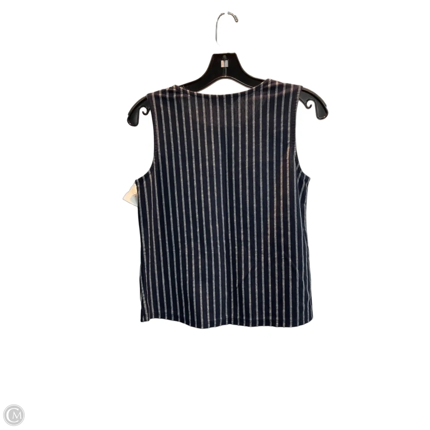 Top Sleeveless By Banana Republic In Striped Pattern, Size: Xs