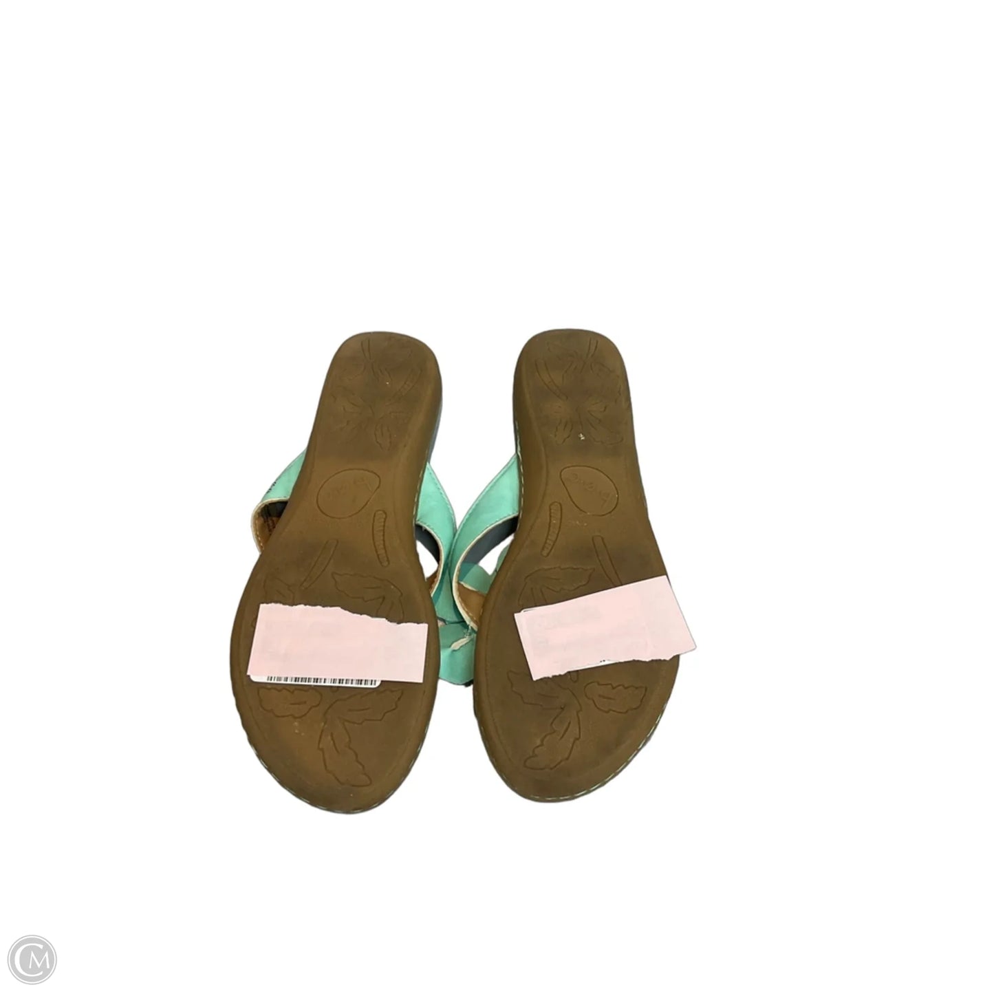 Sandals Flip Flops By Boc In Blue, Size: 7