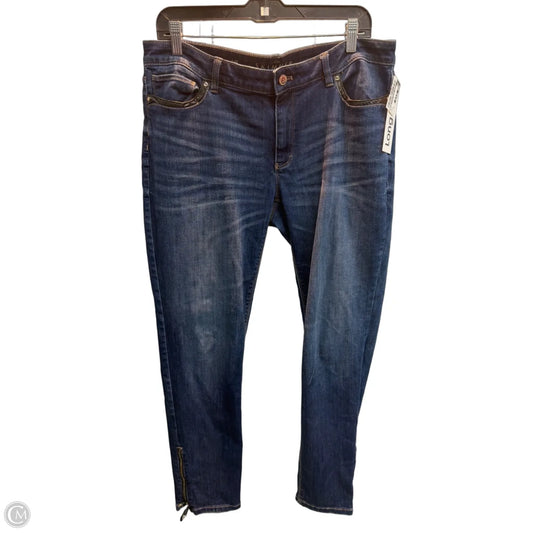 Jeans Straight By White House Black Market In Blue, Size: 14l