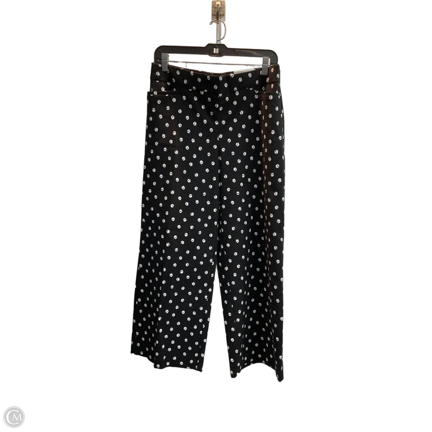 Pants Wide Leg By Chicos In Polkadot Pattern, Size: 12