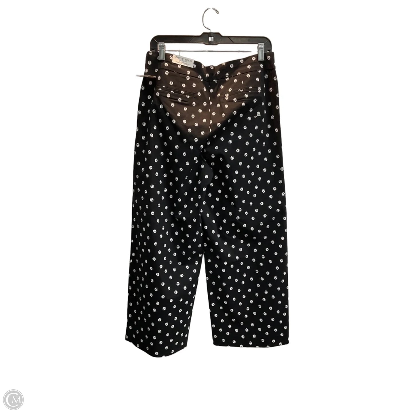 Pants Wide Leg By Chicos In Polkadot Pattern, Size: 12
