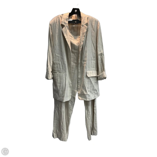 Pants Suit 2pc By Chicos In Tan, Size: L
