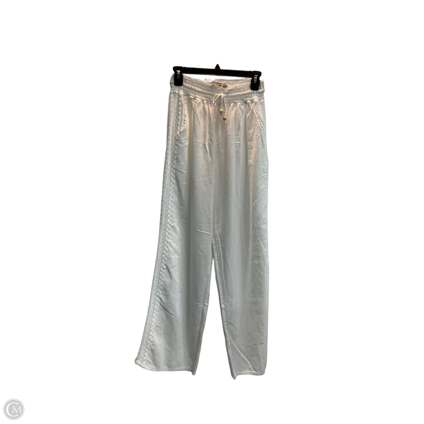 Pants Linen By Clothes Mentor In White, Size: 8