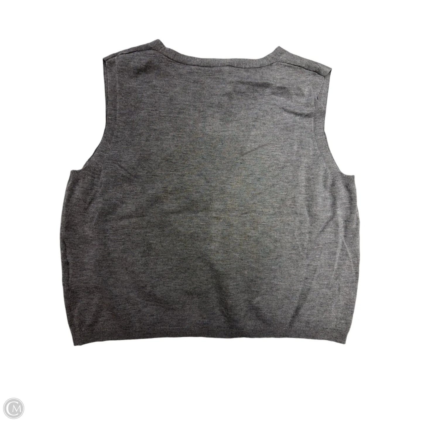Top Sleeveless By Divided In Grey, Size: S