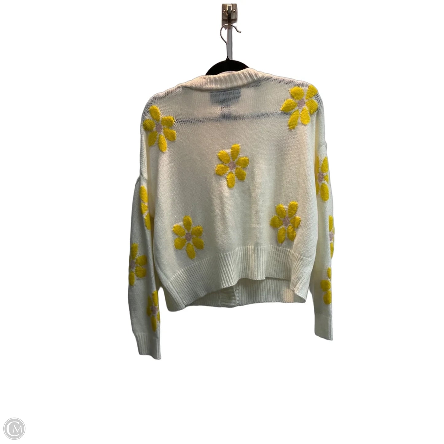 Cardigan By Clothes Mentor In Floral Print, Size: Xs