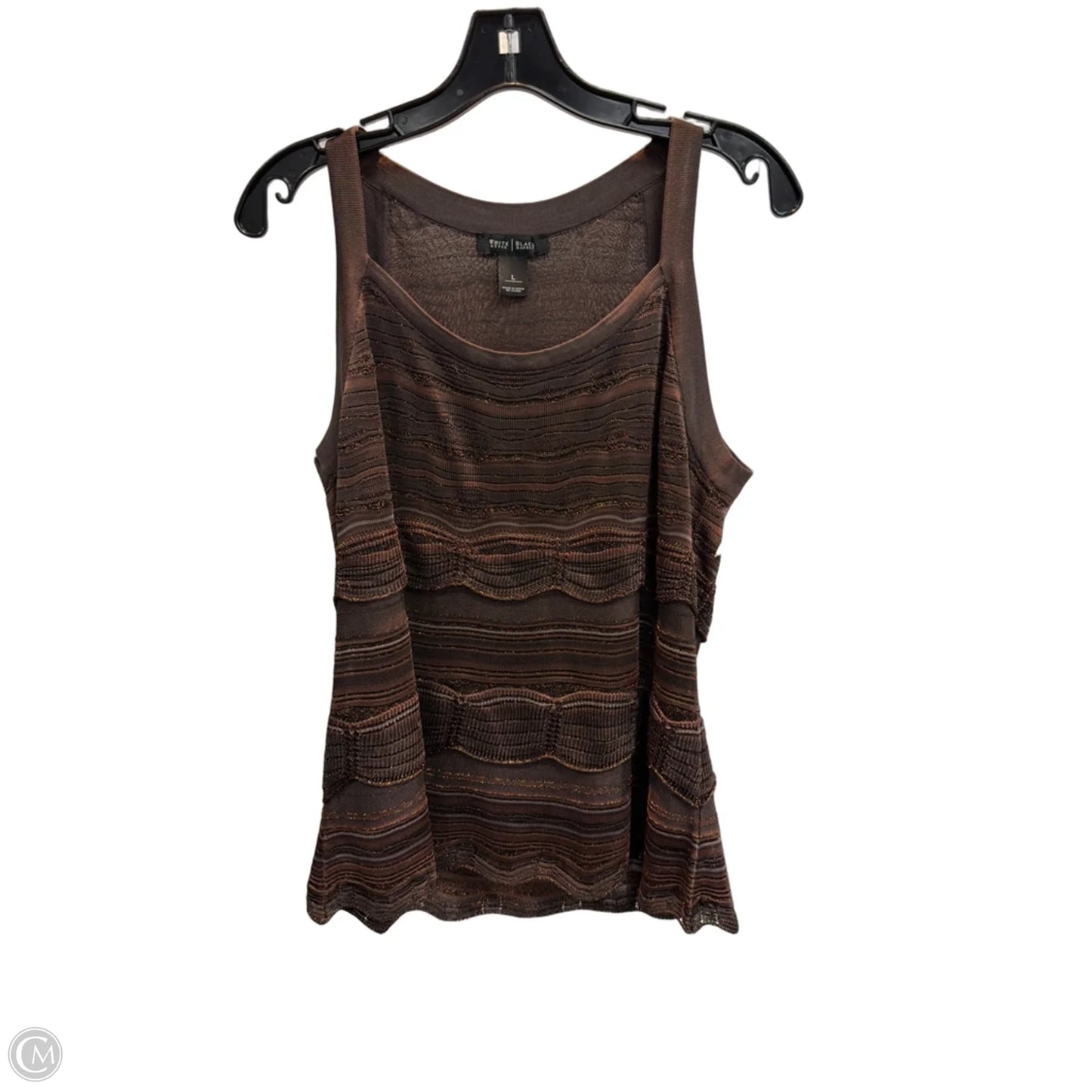 Top Sleeveless By White House Black Market In Brown, Size: L