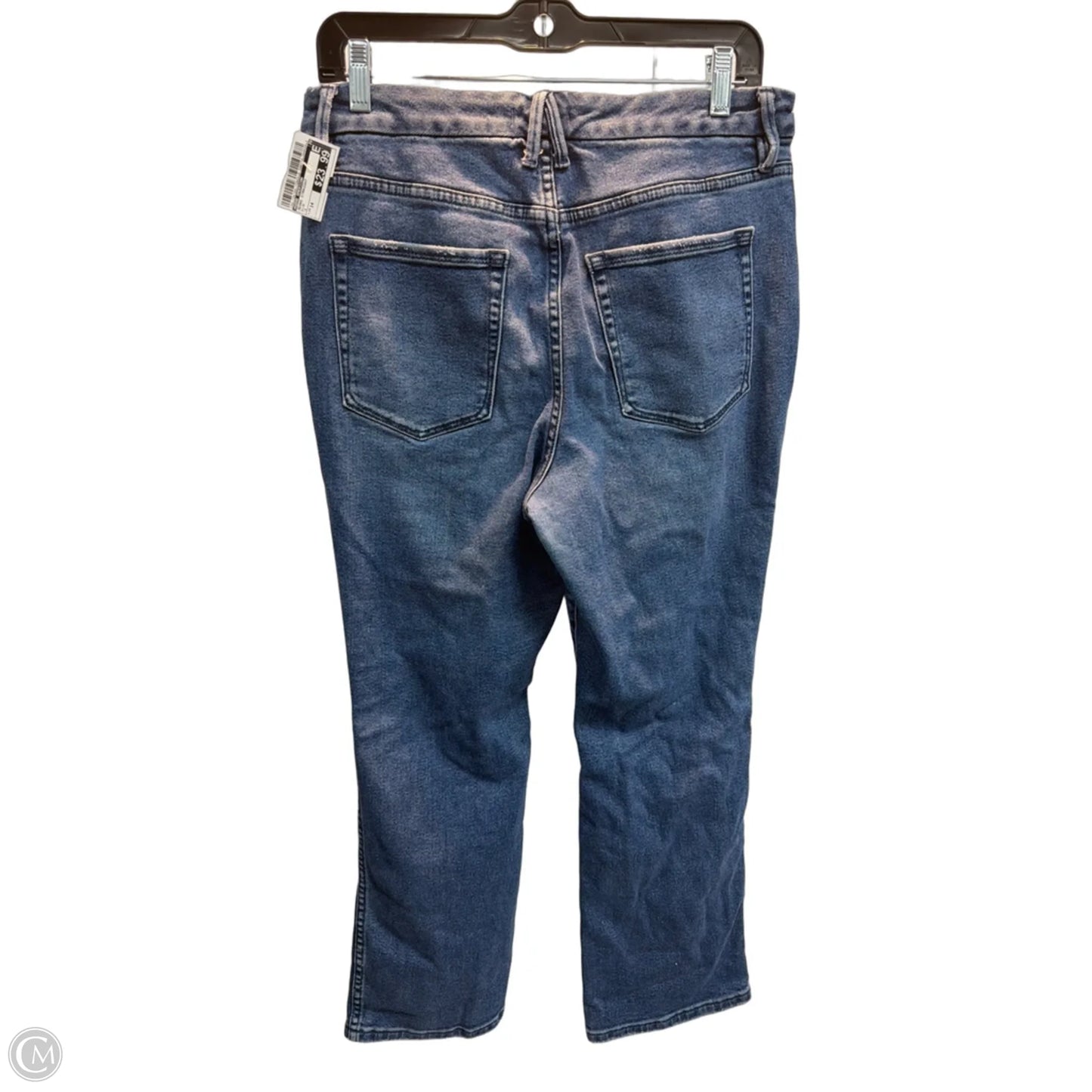 Jeans Straight By Good American In Blue, Size: 14