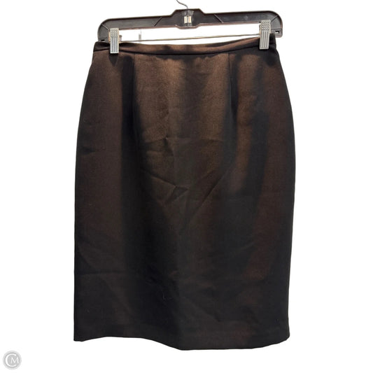 Skirt Midi By Villager By Liz Claiborne In Black, Size: 10p