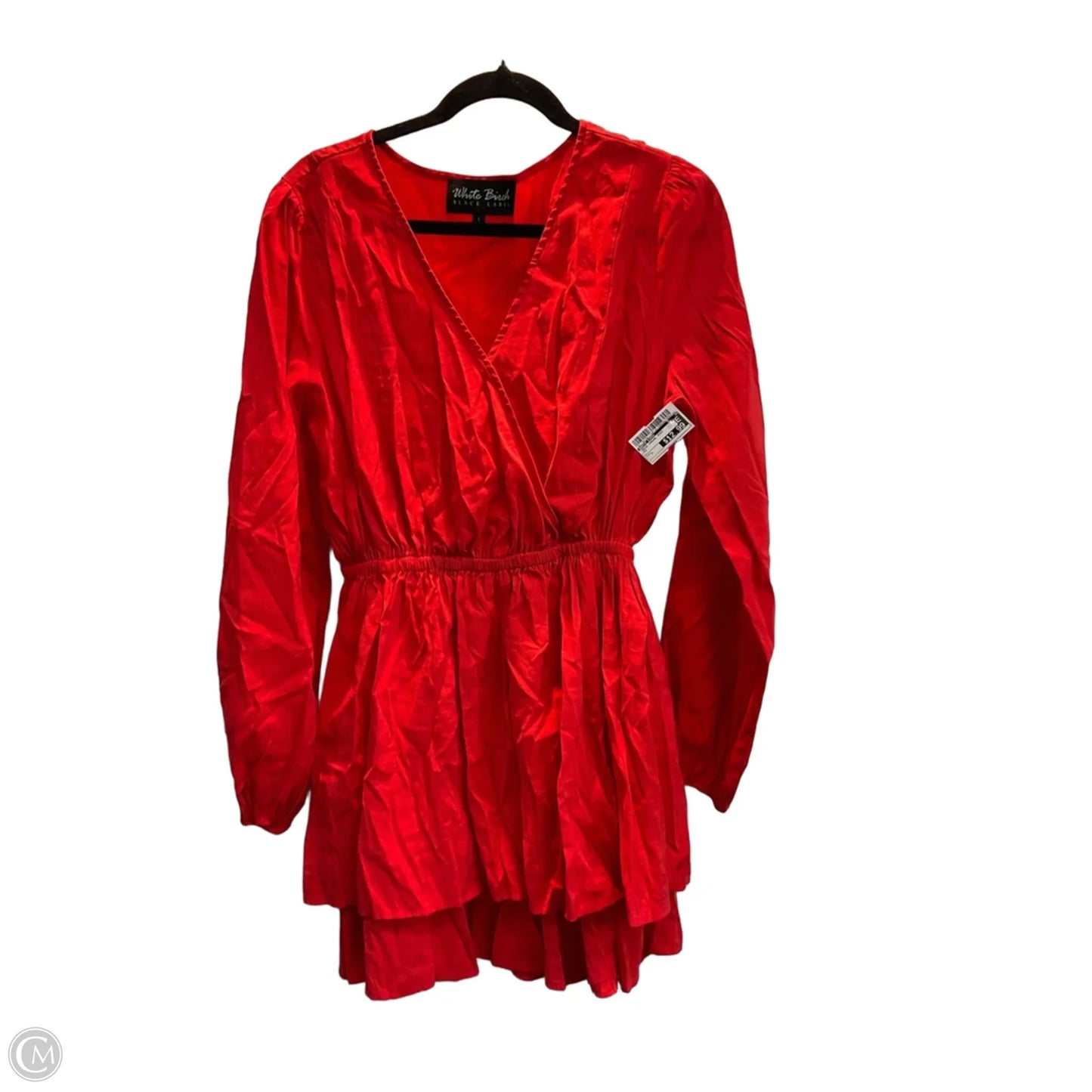 Dress Casual Midi By White Birch In Red, Size: L